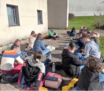 Cercle de discussion lors d'une action culturelle