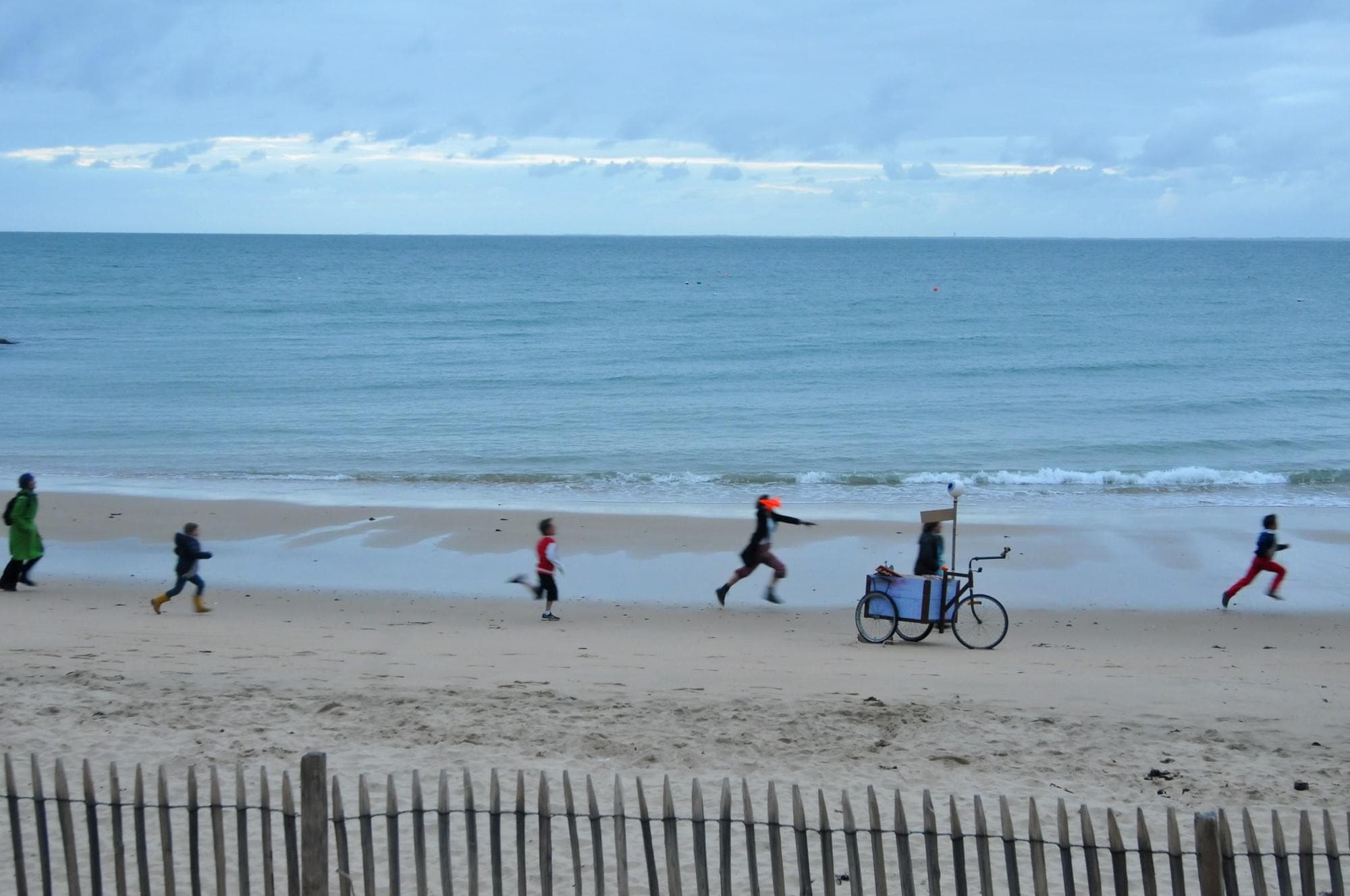 Théâtre en île — plage de l'île d'Yeu